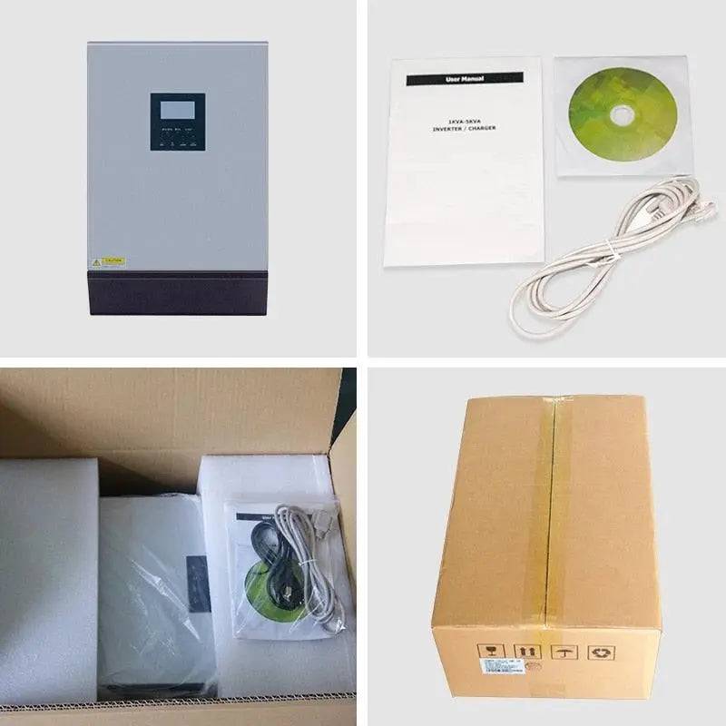 Solar Inverter 15KVA Pure Sine Wave 3-phase 380V 60A MPPT 3 x 5KVA Off Grid Parallel Inverter 48V 220V 50/60HZ - 54 Energy - Renewable Energy Store