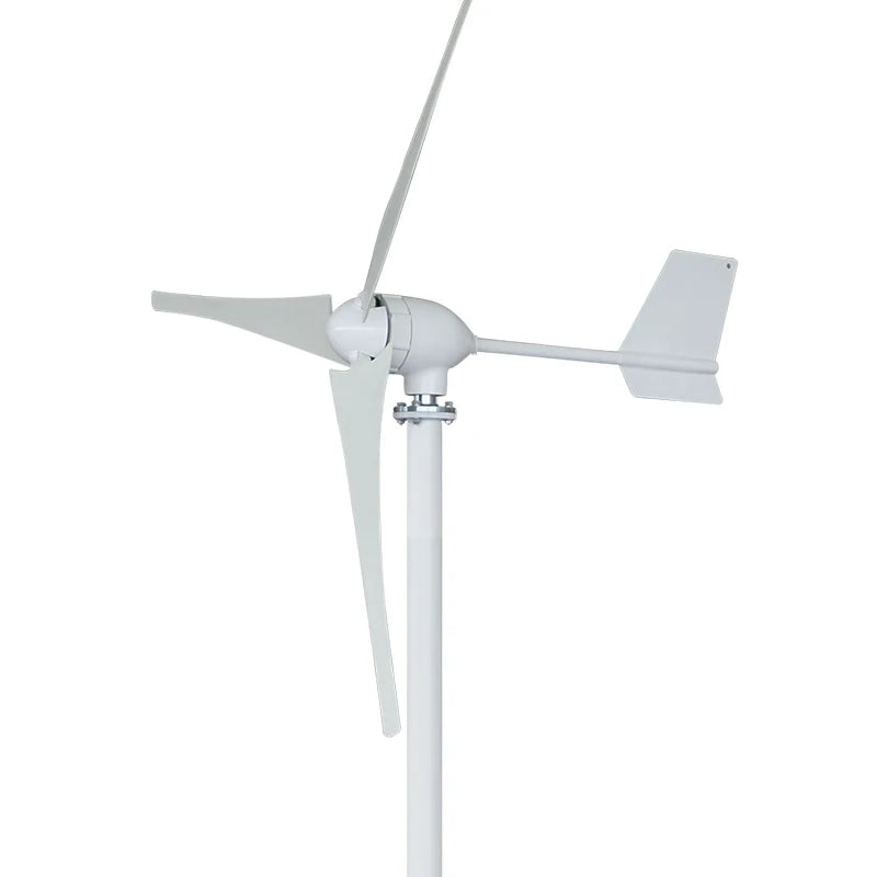 1500W 12V/24V/48V 3 Nylon Fiber Blade Wind Turbines Generator Horizontal Power Windmill Energy Turbines Charge Fit for Home