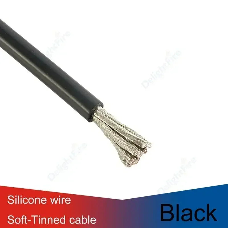 8AWG Heat Resistant Flexible Silicone Cable for Car Solar Panel Battery by 54 Energy - Renewable Energy Store