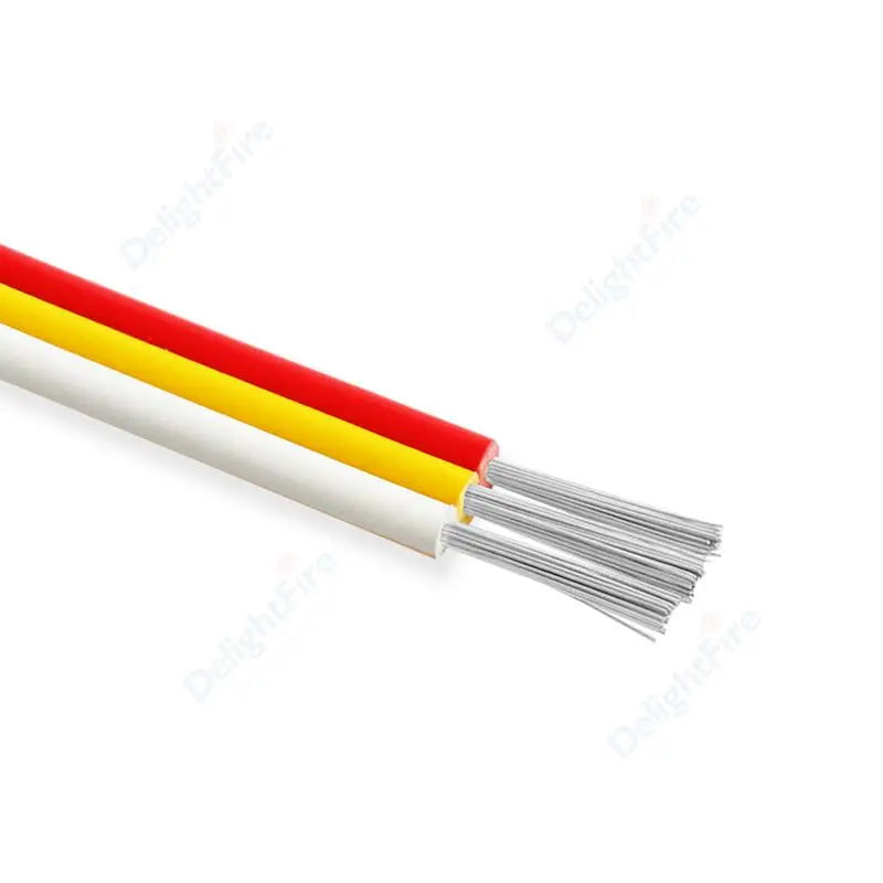 3Pin 12V Electronic Cable Tinned Copper 22 20 18 AWG PVC Wire for WS2811 WS2812B LED Strips by 54 Energy - Renewable Energy Store