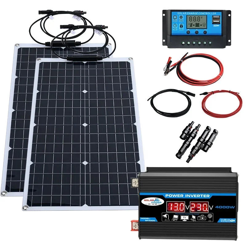 2000W Solar Energy System with 4000W Inverter and Controller by 54 Energy - Renewable Energy Store