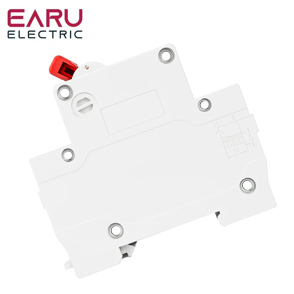 1P AC 230/400V MCB DZ47 Type C Circuit Breaker Overload Protection Short Circuit Protection Small Household Main Switch Din Rail