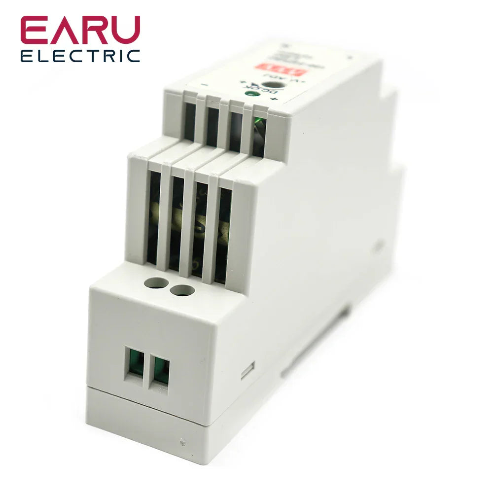 DR-15 15W Input 100-240V AC Output DC 12V 24V 1.25A 0.63A Industrial DIN Rail Switching Power Supply DC power supply 15WDR/MDR by 54 Energy - Renewable Energy Store