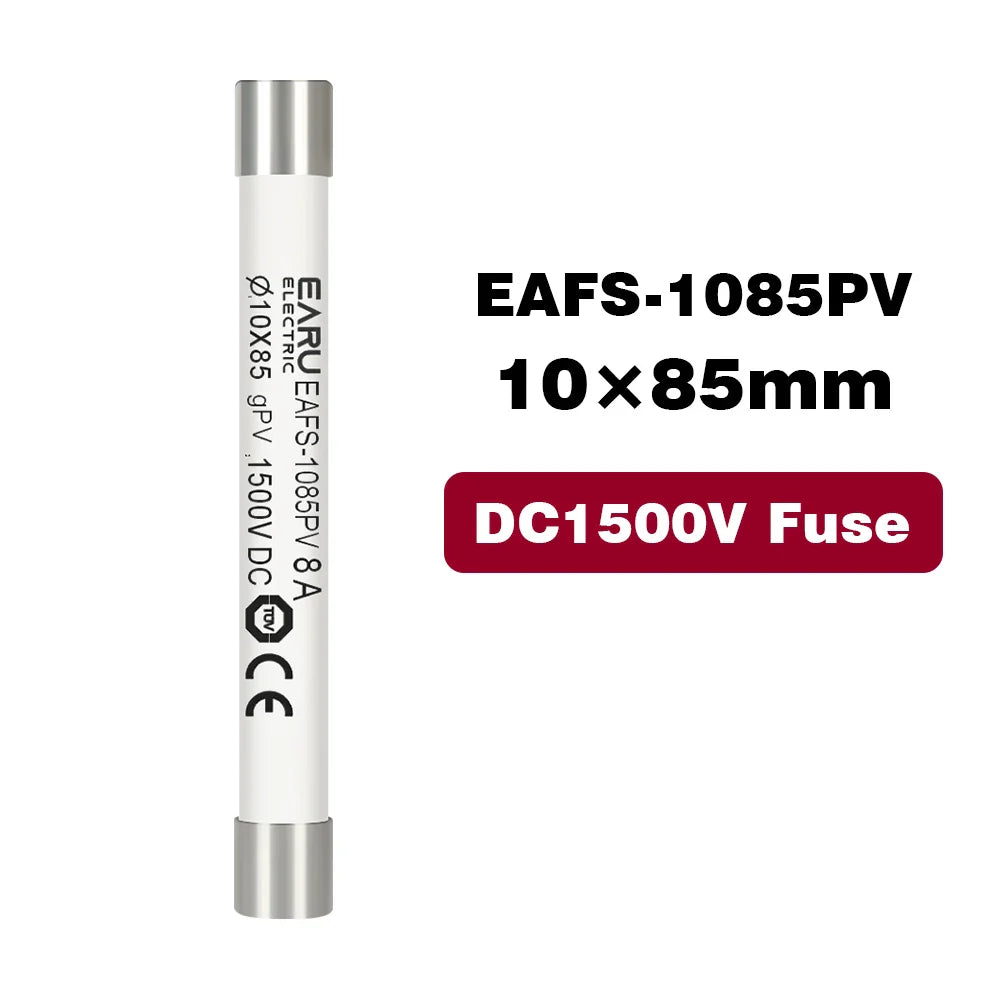 1PCS Solar DC 1000V DC 1500V PV Fuses 6A 10A 15A 20A 25A 30A 32A 50A High Voltage for Solar System Short Circuit Protection gPV