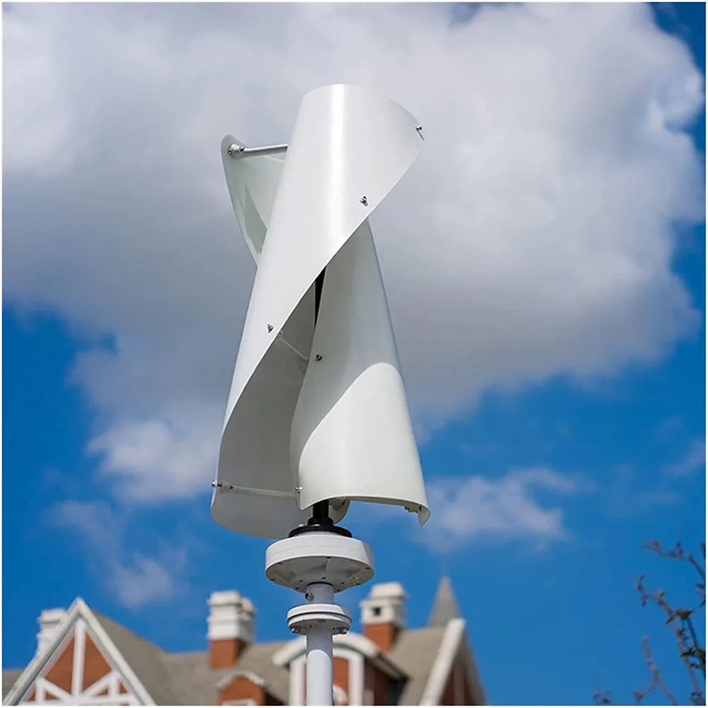 Wind Turbine New Energy Vertical Wing Helical 1000w 2000w Windmills Maglev Generator And Auto MPPT Controller For Home Use - 54 Energy - Renewable Energy Store