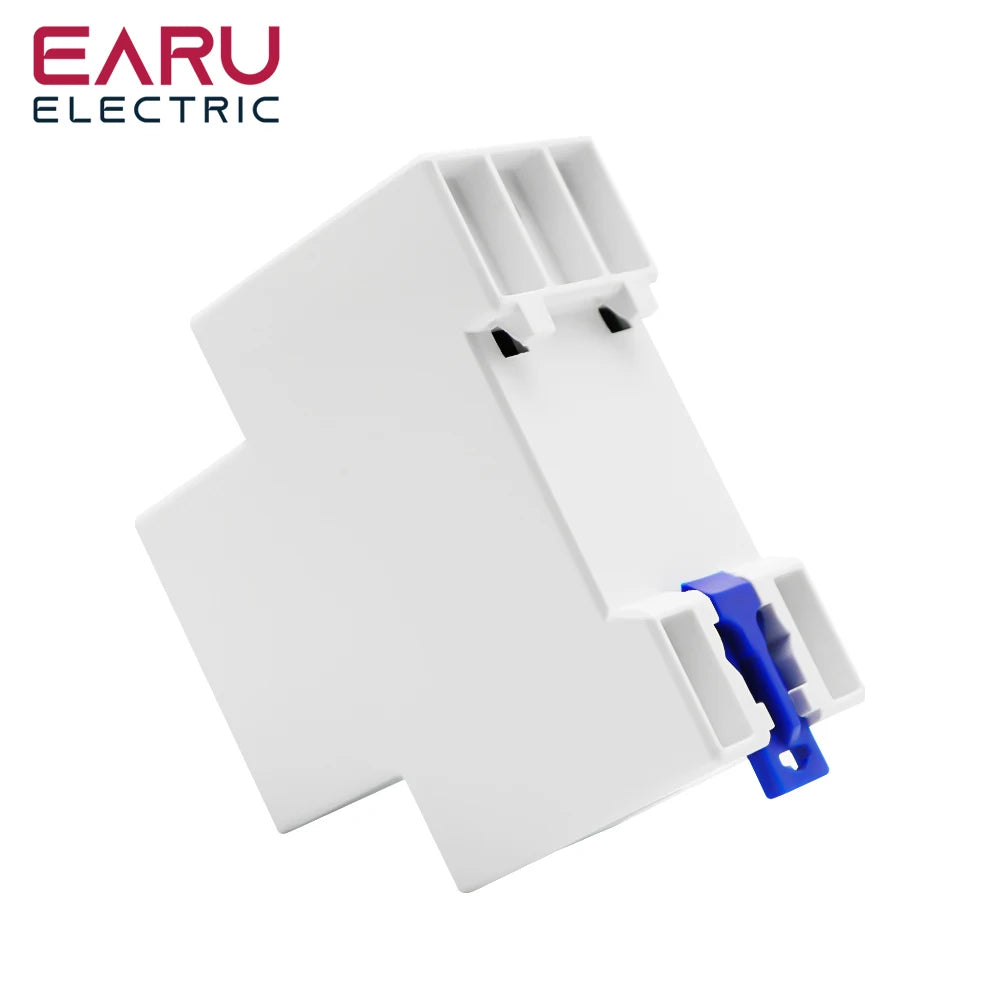 AC 230V 110V 50/60Hz Digital Single Phase Reset Zero Energy Meter kWh Voltage Current Power Consumption Meter Wattmeter Din Rail