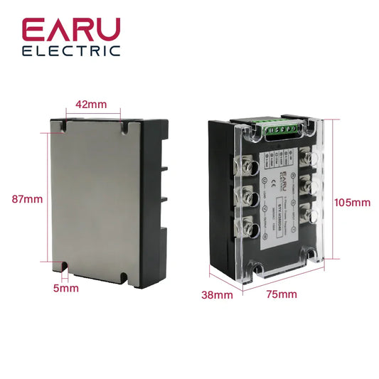 Three Phase AC Voltage Regulating Module Power Regulator Thyristor 380V Solid State Relay Dimming 25A-400A Potentiometer Control by 54 Energy - Renewable Energy Store