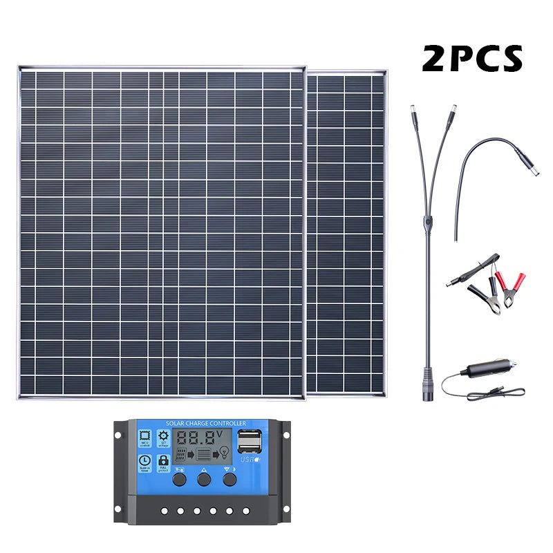 1000W 500W Solar Panel Kit Complete 12V Portable Power System by 54 Energy - Renewable Energy Store