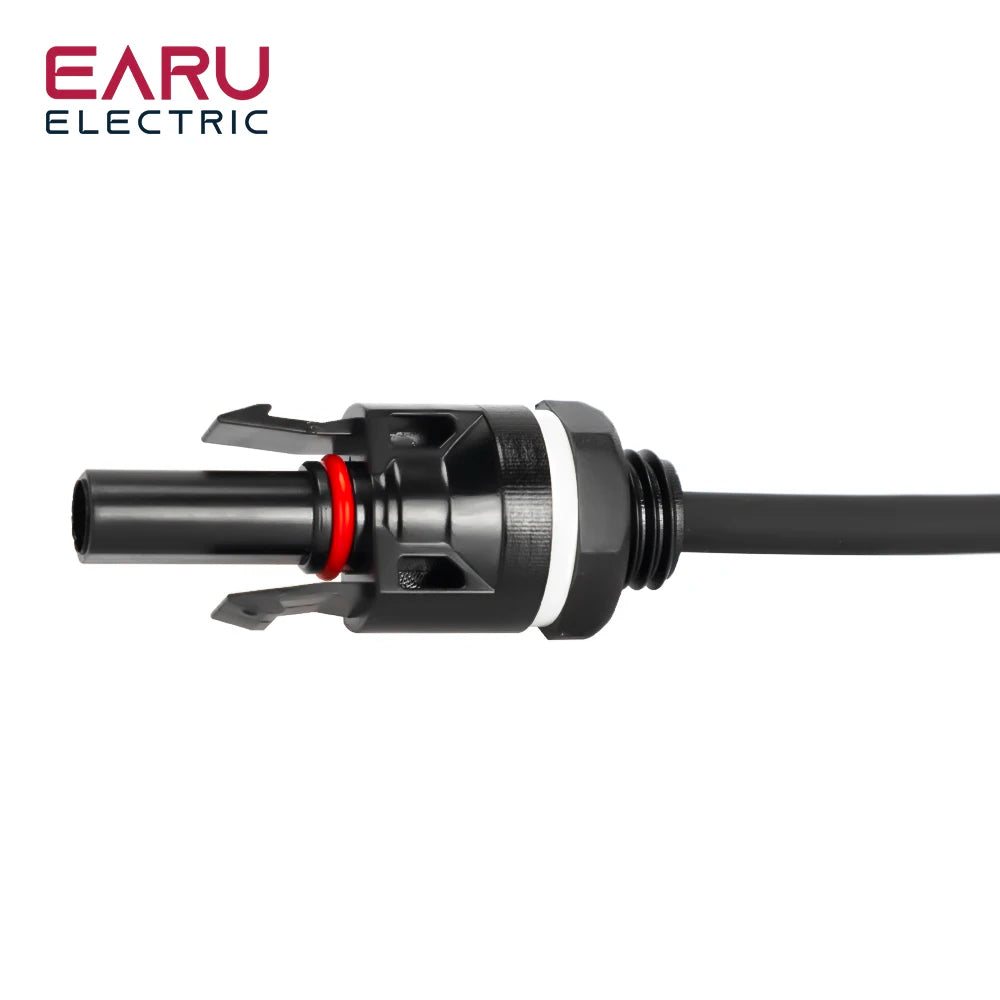 5 SETS Waterproof IP67 PV Photovoltaic Solar Connectors Male Female with 2.5mm² 14AWG Cable Wire E6012 Terminal for Combiner Box