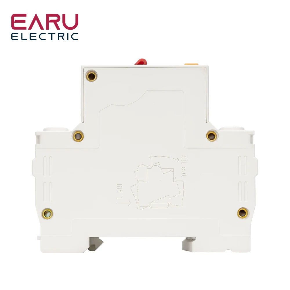 2P AC230V AFCI Arc Fault Protector Device RCBO MCB Circuit Breaker Interrupted Overload Earth Leakage Short Circuit Protection