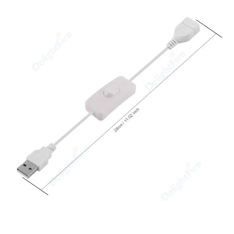 Light Switch ON/OFF DC Power Extension Cable 5V 12V 3A Connector by 54 Energy - Renewable Energy Store