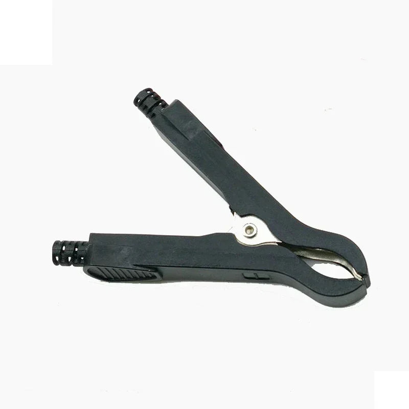 1 Pair 35A 75mm Red Black Crocodile Alligator Clips PVC Insulated by 54 Energy - Renewable Energy Store