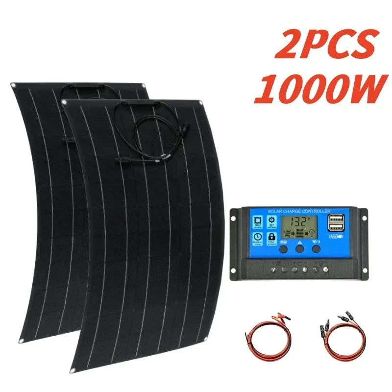 Solar Panel 500W 1000W 1500W 2000W Super Power Kit For RV Boat Car by 54 Energy - Renewable Energy Store