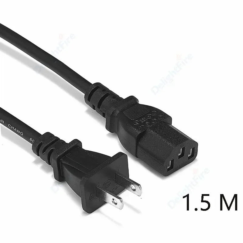 US UK CH Plug Power Extend Cable IEC C13 Lead Cord 1.2m 1.5m 1.8m 5ft for PC Monitor LCD TV 3D Printer by 54 Energy - Renewable Energy Store