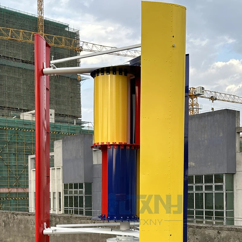 Vertical Axis Maglev Wind Turbine Generator 5000w 6000w 8000w 24v 48v 3 Blades Free Energy for Homeuse Windmills Low RPM by 54 Energy - Renewable Energy Store