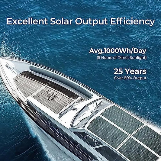 Solar Panel 200W 12V Lightweight Monocrystalline Semi-Flexible by 54 Energy - Renewable Energy Store