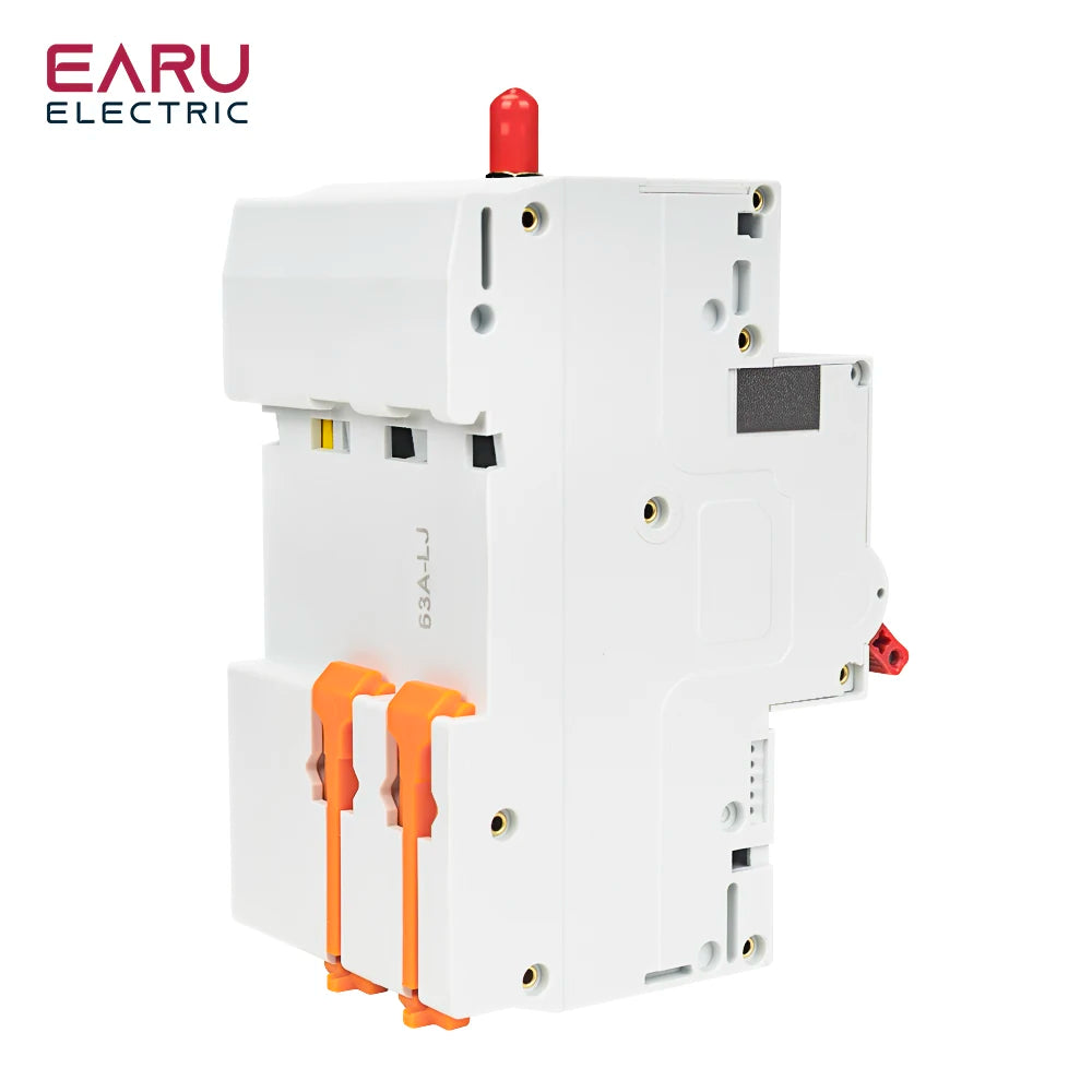 Disjoncteur WiFi intelligent Tuya RS485 avec compteur de fuite MCB RCBO AC230V, disjoncteur télécommandé avec protection contre les fuites