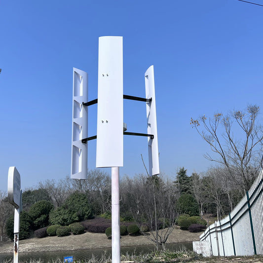 Wind Turbine 1000W 2000W 12V 24V 48V Vertical Wind Generator With Controller Phase With 3 blades For HomeUse CE by 54 Energy - Renewable Energy Store