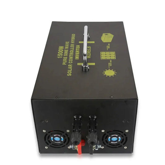 1500W Pure Sine Wave Hybrid Inverter 24V to 220V DC to DC/AC Transformer Power Inverter 12V/48V to 120V/230V/240V 30A Controller - 54 Energy - Renewable Energy Store