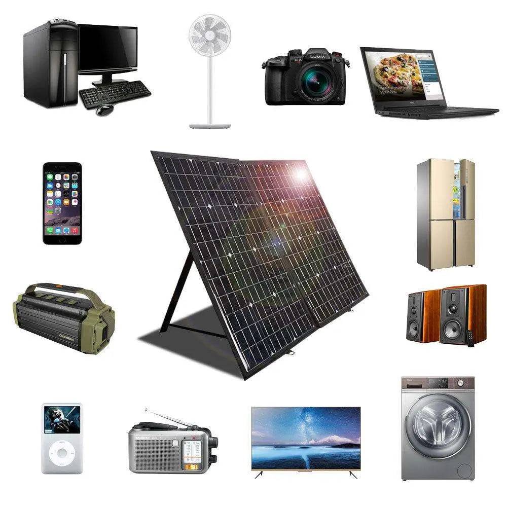 Solar Panel 120W 180W Portable Outdoor Foldable 12V Flexible Camping Boat RV Travel Home Car Powered Charger Placa kits - 54 Energy - Renewable Energy Store