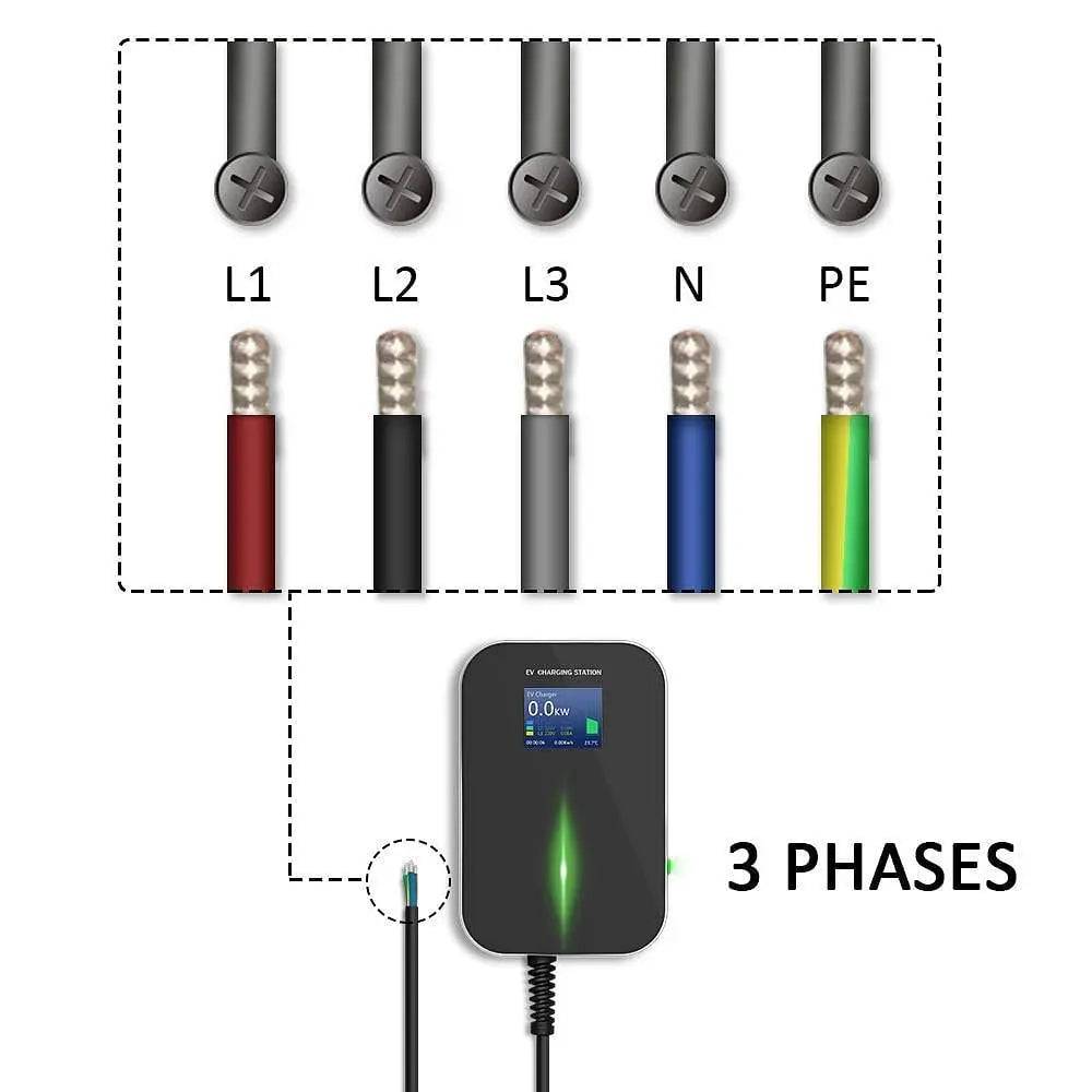EV Charger (Eletric Car Charger) EVSE Wallbox Charging Station with Cable for Audi / Mercedes-Benz/ Smart Car - 54 Energy - Renewable Energy Store