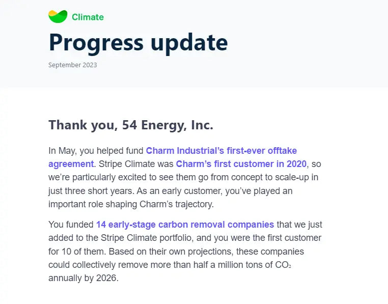 Progress-update-September-2023-Stripe-Climate 54 Energy - Renewable Energy Store