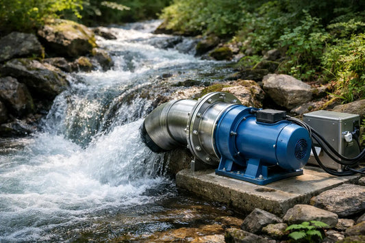 Water Turbine Generator for Small Stream