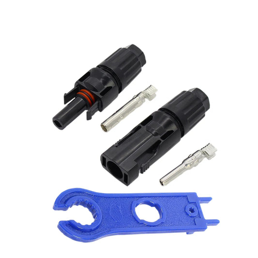 1 Pair DC Solar Connectors With Spanner PV Plug Cable Connectors by 54 Energy - Renewable Energy Store
