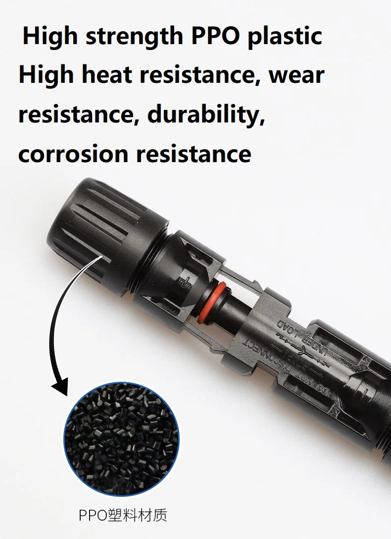 1 Pair DC Solar Connectors With Spanner PV Plug Cable Connectors by 54 Energy - Renewable Energy Store
