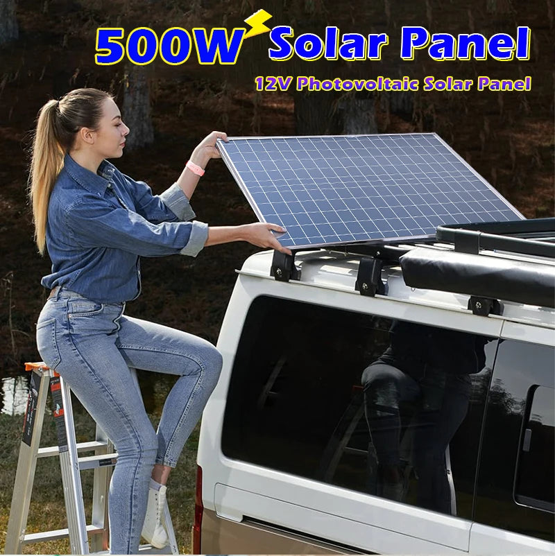 1000W 500W Solar Panel Kit Complete 12V Portable Power System by 54 Energy - Renewable Energy Store