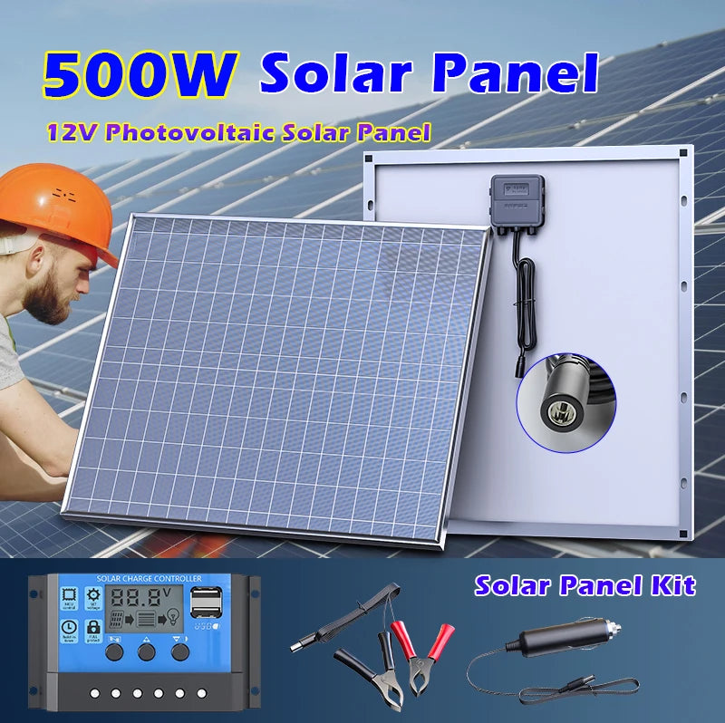 1000W 500W Solar Panel Kit Complete 12V Portable Power System by 54 Energy - Renewable Energy Store