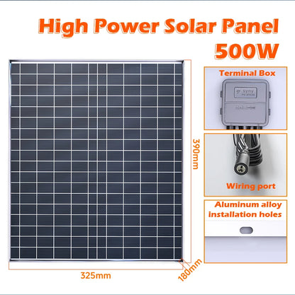 1000W 500W Solar Panel Kit Complete 12V Portable Power System by 54 Energy - Renewable Energy Store