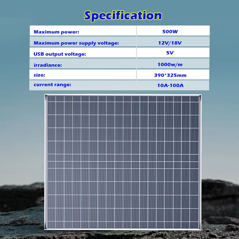 1000W 500W Solar Panel Kit Complete 12V Portable Power System by 54 Energy - Renewable Energy Store