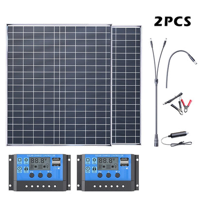 1000W 500W Solar Panel Kit Complete 12V Portable Power System by 54 Energy - Renewable Energy Store