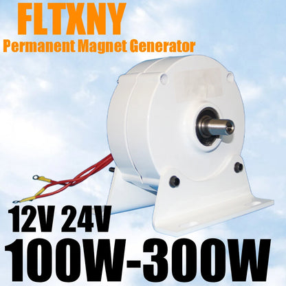 100W 200W 12V 24V 3 Phase Gearless Permanent Magnet Generator Wind Controller For Wind Turbine Water Turbine DIY by 54 Energy - Renewable Energy Store