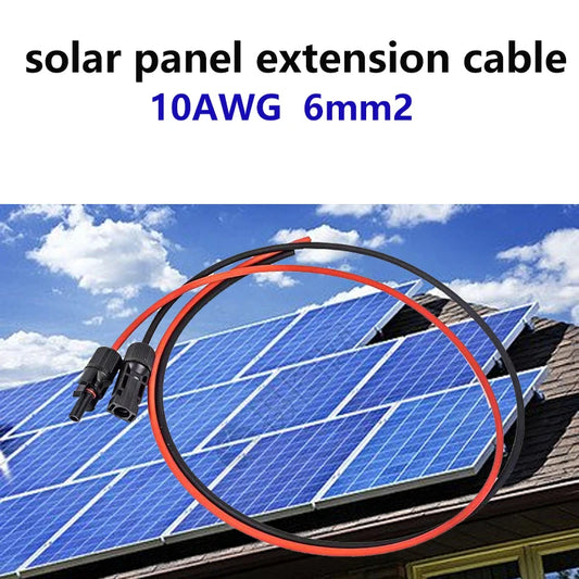 10AWG 6mm2 Tinned Copper Solar PV Extension Wires Set by 54 Energy - Renewable Energy Store