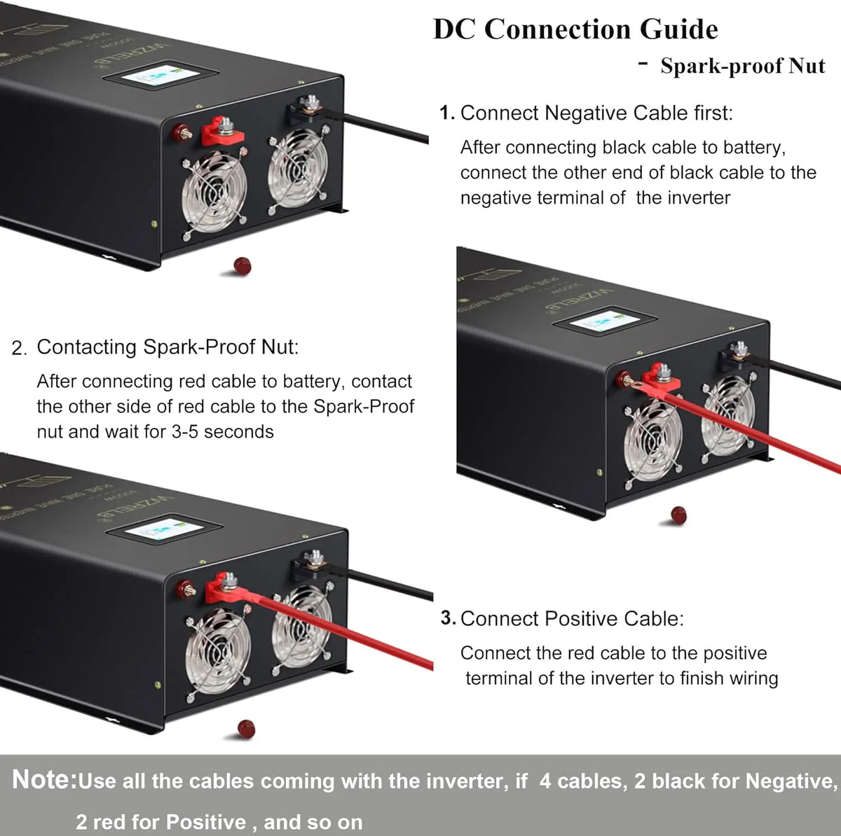 12000W Split-phase Pure Sine Wave Solar Inverter Power Supply Battery Bank 24V/36V/48V/96V DC to 110/220V,120/240V AC Converter by 54 Energy - Renewable Energy Store
