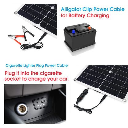 12V Monocrystalline 1200W 18V Flexible Solar Panel Kit For Outdoor Camping by 54 Energy - Renewable Energy Store