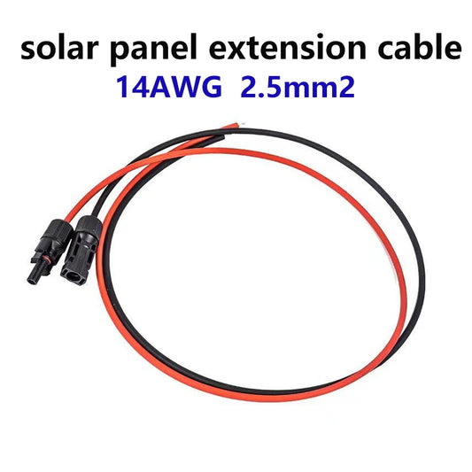 14AWG 2.5mm2 Solar Panel Extension Tinned Copper Wires by 54 Energy - Renewable Energy Store