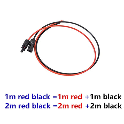 14AWG 2.5mm2 Solar Panel Extension Tinned Copper Wires by 54 Energy - Renewable Energy Store