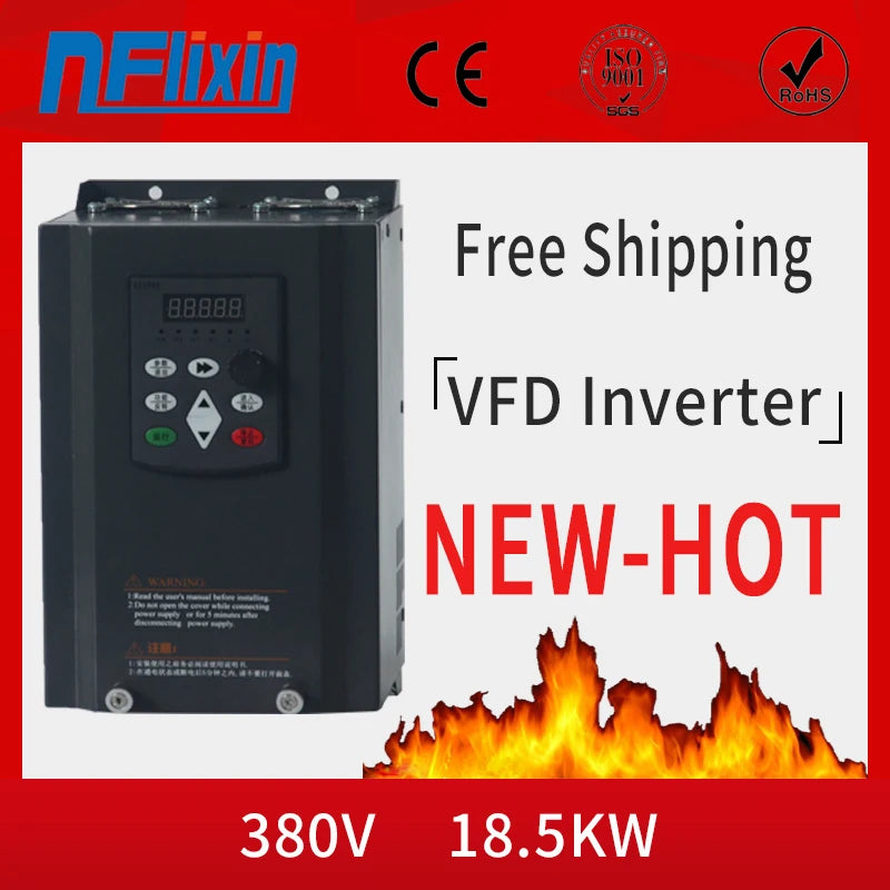 18.5KW 3 Phase 380V/38A Frequency Inverter vector control 15KW Frequency inverter/ Vfd 15KW by 54 Energy - Renewable Energy Store