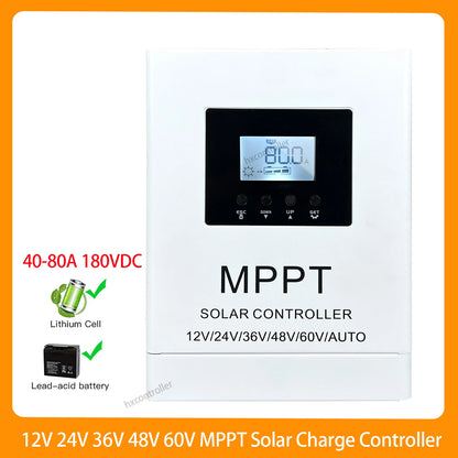180VDC MPPT Solar Charge Controller 80A 60A 40A For Lithium Batteries by 54 Energy - Renewable Energy Store