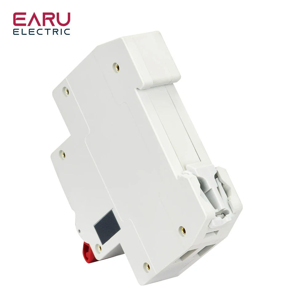 Disjoncteur différentiel bipolaire 1P+N 18MM CA 230V Type A 6A-40A Courbe B C RCBO avec protection contre les surintensités, les courts-circuits et les fuites de courant 30mA