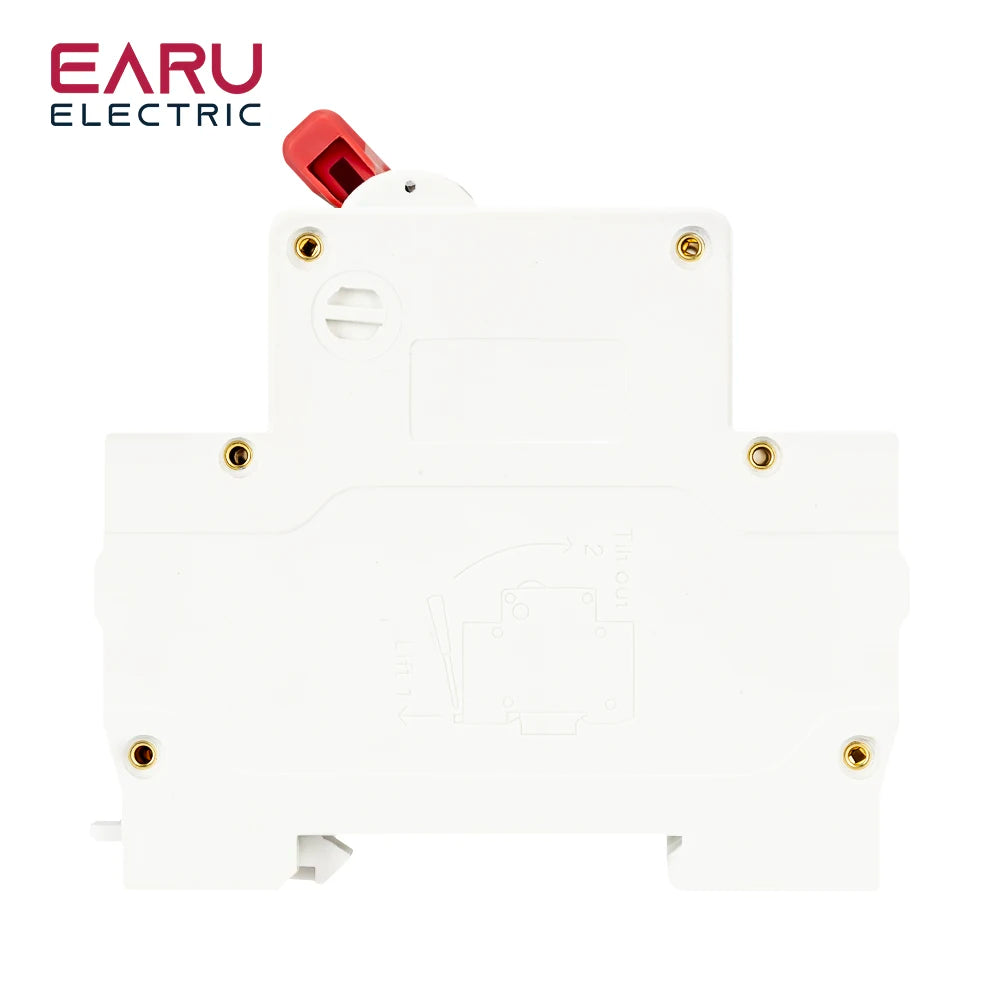1P+1P 2P+2P 3P+3P 4P+4P MTS AC Double Alimentation Commutateur de Transfert Manuel Disjoncteur Verrouillé sur Rail DIN Disjoncteur d'Isolement MCB