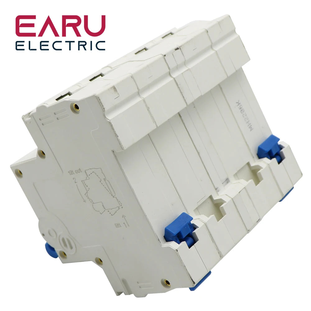 1P+1P 2P+2P MTS AC Dual Power Manual Transfer Interlock Circuit Breaker Din Rail Isolating Discounnecting Switch MCB 40A 63A by 54 Energy - Renewable Energy Store