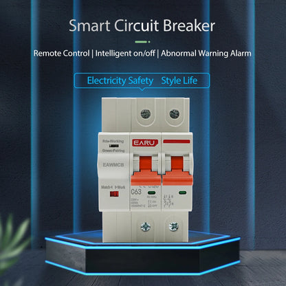 1P 2P 3P 4P TUYA APP WIFI Circuit Breaker Timer Voice Remote Control Smart Life Automatic Intelligent Interruptor WIFI Switch by 54 Energy - Renewable Energy Store