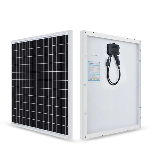 50W 12V Rigid Solar Panel Monocrystalline Waterproof