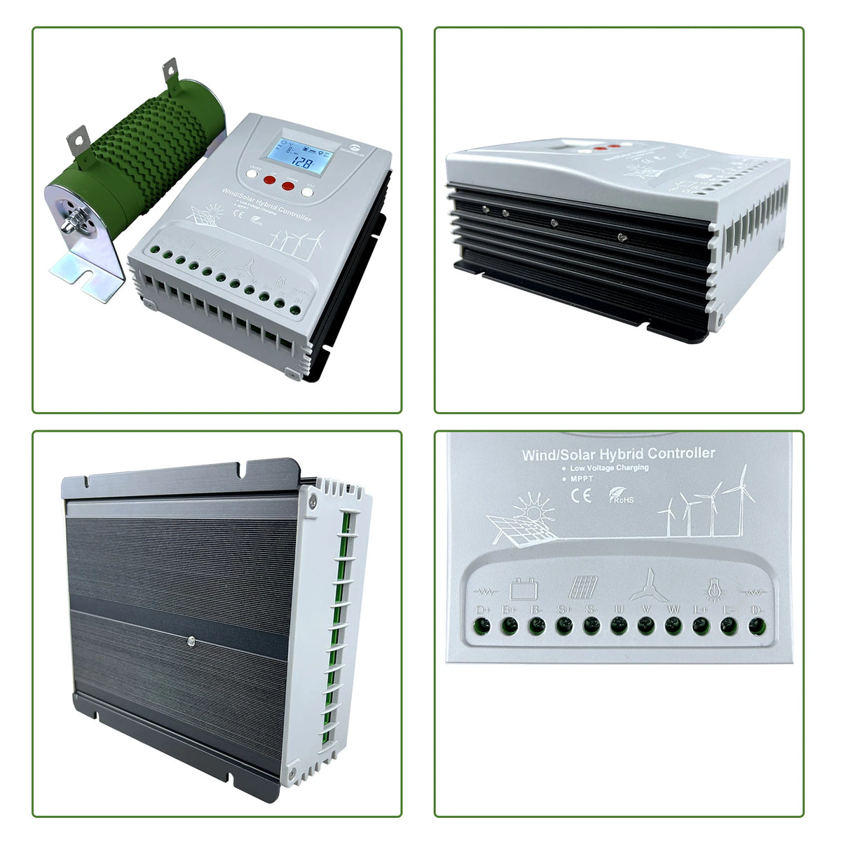 2000W 12V 24V 48V MPPT Hybrid Solar Controller With WIFI LCD Display by 54 Energy - Renewable Energy Store