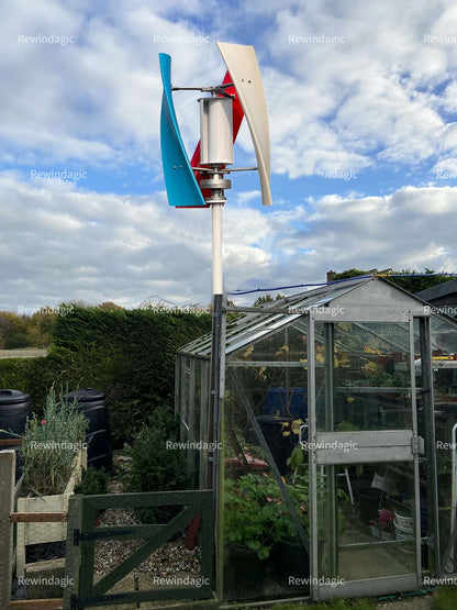 2000W Vertical Low Speed New Energy Small Windmill 12v 24v 48v Vertical Wind Turbine Generators Maglev VAWT For Homeuse Farm - 54 Energy - Renewable Energy Store