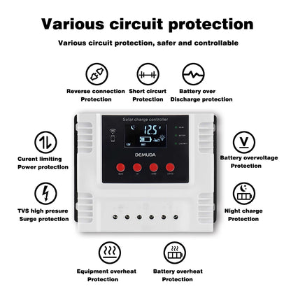 20A 30A 40A 50A 60A Solar Charge Controller With WiFi APP Control For 12V 24V 48V Battery by 54 Energy - Renewable Energy Store